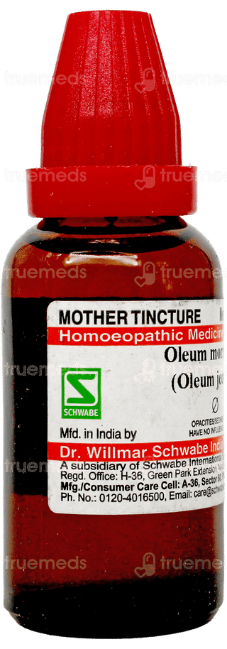Dr Willmar Schwabe Oleum Jecoris Q Mother Tincture 30ml